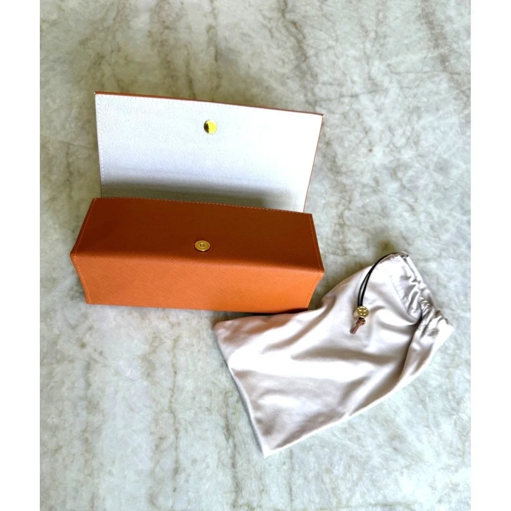 Tory Burch Monogram Sunglass Case and Dust Bag‎ (no glasses incl)